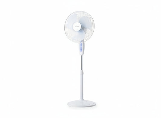 Stay cool and comfortable with the&nbsp;Omega OP40R 46cm Pedestal Fan&nbsp;in sleek white.This lightweight and durable fan is perfect for reliable everyday use at home.