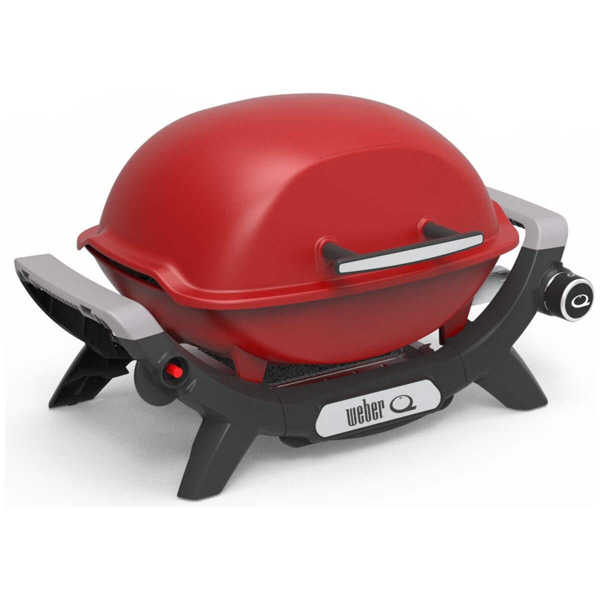 Portable Weber Gas Barbecue with Wide Temperature Range for Grilling, Roasting & Baking.The Weber Baby Q1000N LP Red is a BBQ that's big on flavour and small on size