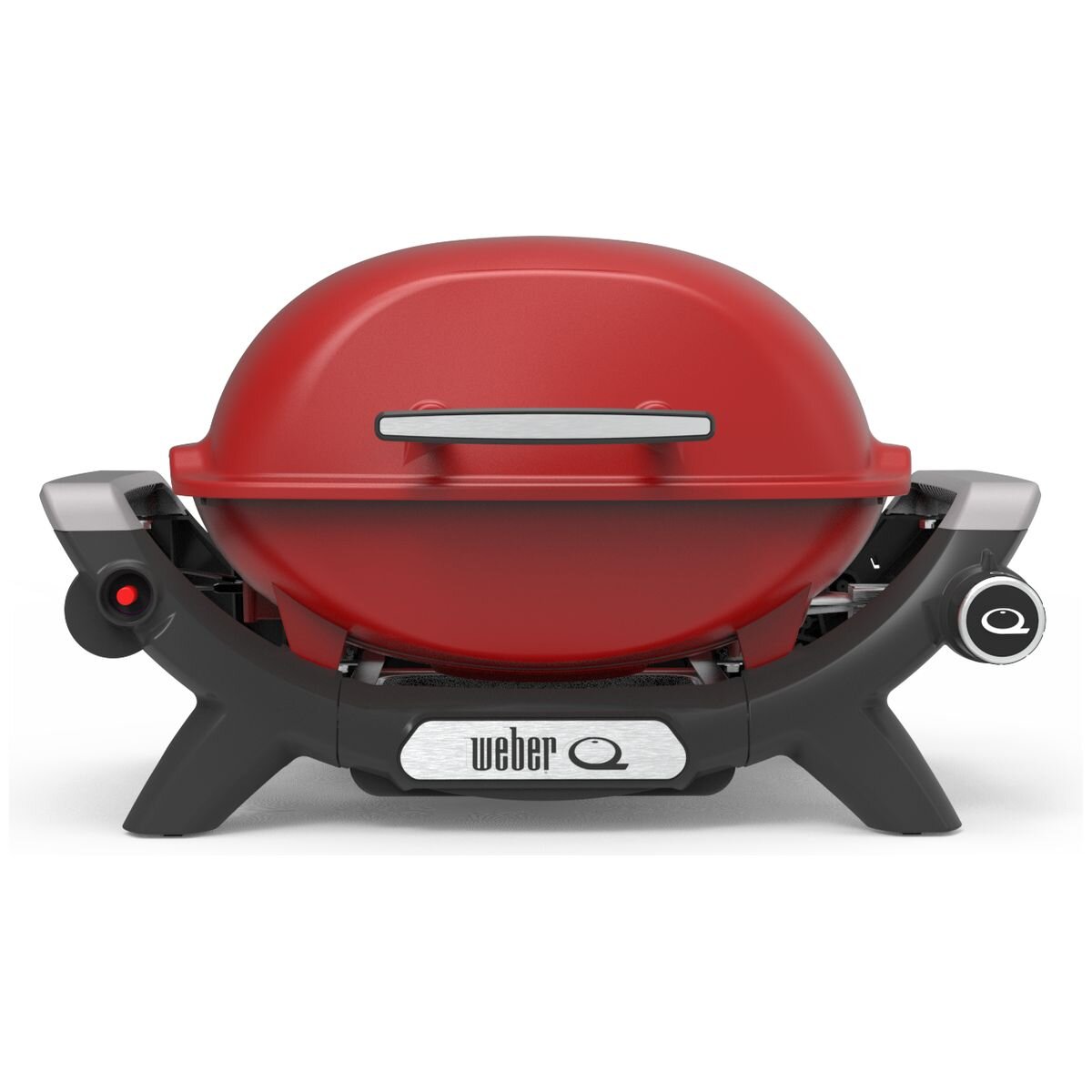 Portable Weber Gas Barbecue with Wide Temperature Range for Grilling, Roasting & Baking.The Weber Baby Q1000N LP Red is a BBQ that's big on flavour and small on size